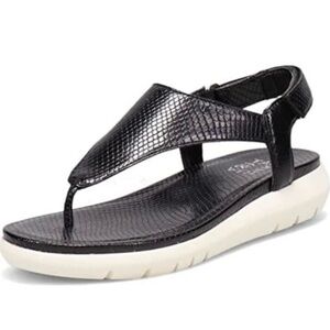 Naturalizer Black and White Sandals